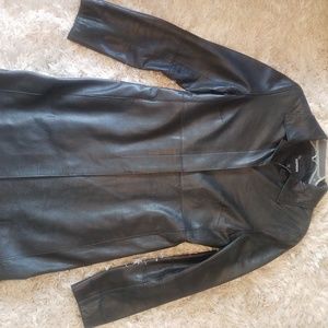 Vintage Express Black Leather Jacket